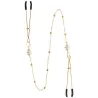 TABOOM Pince-tétons avec chaîne Tweezers Pearls Taboom Dorées